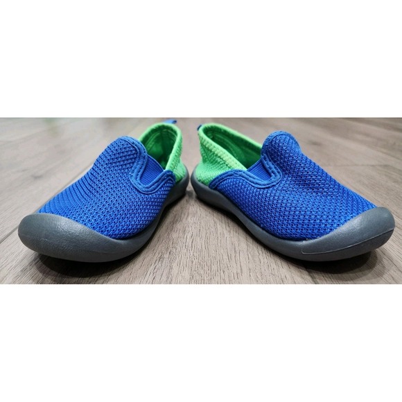 Oshkosh B'gosh Mesh‎ Water Shoes Sneakers Rubber Bottom Slip On Blue Kids Size 7 - Picture 9 of 9